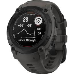 Смарт-годинник Garmin Instinct E 40mm Black with Charcoal Band (010-02932-00)