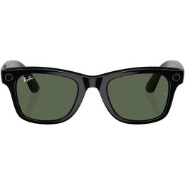 Смарт-окуляри Ray-Ban Meta Wayfarer Shiny Black Frame Green Lenses (RW4006 601/71 50-22)