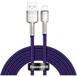 Кабель Baseus Cafule Metal Lightning to USB-А 2m Purple (CALJK-B05)