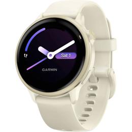 Смарт-годинник Garmin Vivoactive 6 Lunar Gold with Bone Band (010-02985-01)