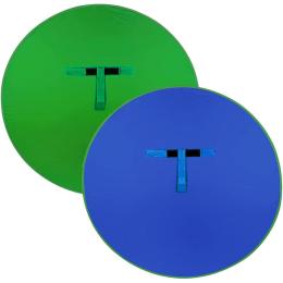 Фон хромакей на спинку стула AC Prof 4607 140cm Green/Blue