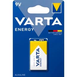 Батарейка Varta ENERGY 6F22 blister 1pc (1/10/50) (8969)