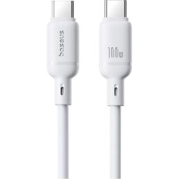 Кабель Baseus Silky Series Type-C to Type-C 100W 1m White (P10377704213-00)
