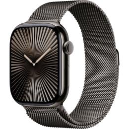 Смарт-годинник Apple Watch Series 10 GPS + Cellular 46mm Slate Titanium Case with Slate Milanese Loop M/L (MWYW3)