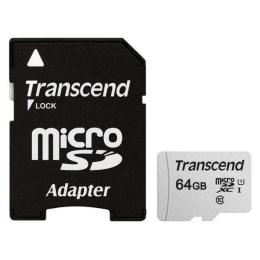 Карта пам'яті Transcend microSDXC 300S 64 GB UHS-I + SD Adapter (TS64GUSD300S-A)
