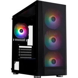 Корпус 1stPlayer X5-BK-4F1 Black