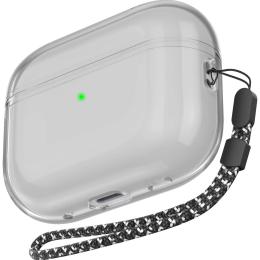Чохол AhaStyle Transparent Case для Airpods Pro 2 Black