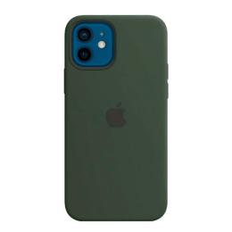 Чохол Silicone Case для Apple iPhone 12/12 Pro (Pine Green) АА