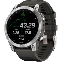 Смарт-годинник Garmin Fenix 7 Standard Edition Silver with Graphite Band (010-02540-00/01)