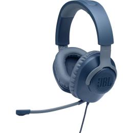 Ігрові навушники JBL Quantum 100 Blue (JBLQUANTUM100BLU)