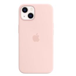Чохол Silicone Case з MagSafe для Apple iPhone 13 (6.1) (Chalk Pink) ААА