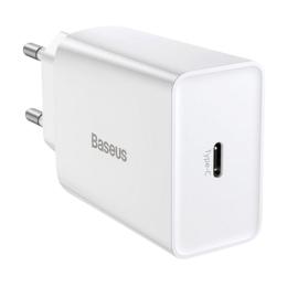 Мережевий зарядний пристрій Baseus Speed Mini PD Charger 20W (CCFS-SN02) White