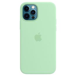 Чохол Silicone Case з MagSafe для Apple iPhone 12 Pro Max (Pistachio) ААА