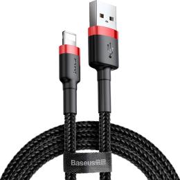 Кабель Baseus Cafule Cable USB for Lightning 2м Black/Red (CALKLF-C19)