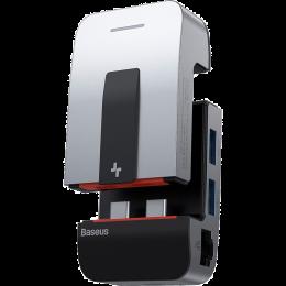 USB-хаб Baseus Armor Age Type-C Bracket Multifunctional Hub Adapter Space Gray (CAHUB-AJ0G)