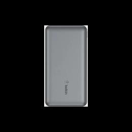 Портативний З/П Power Bank 10000 mAh, 15Вт, 2хUSB-A/USB-C Gray (BPB011BTGY) Belkin