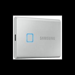 Портативний SSD 2TB USB 3.1 Gen 2 Samsung T7 Touch Silver (MU-PC2T0S/WW)