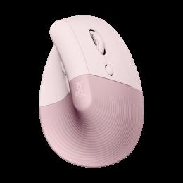 Миша бездротова LOGITECH Lift Vertical Ergonomic Mouse ROSE/DARK ROSE (910-006478)