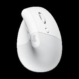 Миша бездротова Logitech Lift for Mac Vertical Ergonomic Mouse OFF-WHITE/PALE GREY (910-006477)