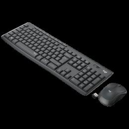 Комплект бездротовий клавіатура + миша LOGITECH MK295 Silent GRAPHITE (920-009800)