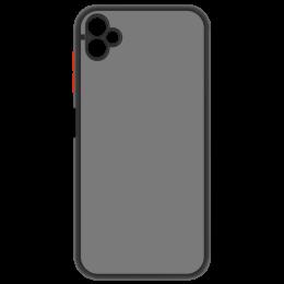 Чохол для Samsung A04 (A045) Frame (Matte PC+TPU) Black (MCMF-SA04BK) MAKE