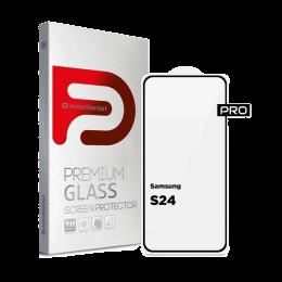 Захисне скло до моб. Samsung S24 (S921) Black (ARM72436) Pro Armorstandart