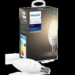 Розумна лампа Philips Hue E14, White, BT, DIM