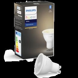 Розумна лампа Philips Hue GU10, White, BT, DIM