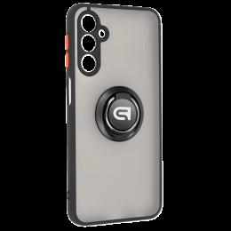 Чохол для Samsung A25 (A256) Frosted Matte Ring Black (ARM73763) Armorstandart