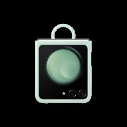 Чохол для Samsung Flip 5 (F731) Silicone Cover with Ring Ocean Green (EF-PF731TMEGUA) Samsung