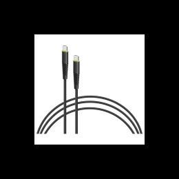 Кабель Type-C to Type-C 0,2м CBFLEXTT0 (1283126559495) сірий Intaleo