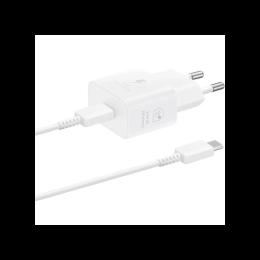 Мережевий З/П Type C 25W Power Adapter White (with C to C Cable) (EP-T2510XWEGEU) SAMSUNG