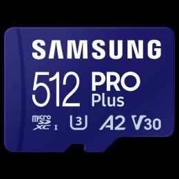 Карта пам'яті microSDXC 512GB C10 UHS-I R180MB/s PRO Plus (MB-MD512SA/EU) Samsung