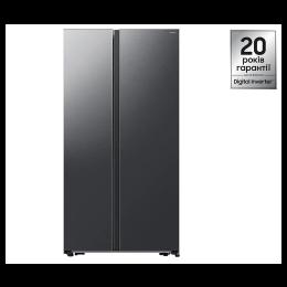 Холодильник Samsung Side-by-side RS57DG400EB4UA з технологією AI