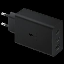 Мережевий З/П 65W Power Adapter Trio (w/o Cable) Black (EP-T6530NBEGEU) Samsung