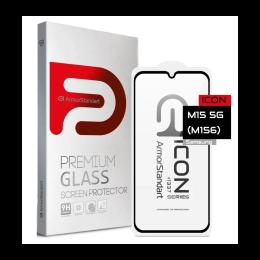 Захисне скло до моб. Samsung M15 (M156) Black (ARM74367) Icon Armorstandart