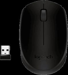 Маніпулятор миша бездротова LOGITECH M171 Wireless Mouse - BLACK