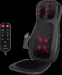 Масажна накидка на крісло Naipo Neck and Back з підігрівом і вібрацією MGBK-C2030 (Black)