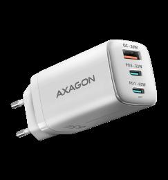 Адаптер AXAGON ACU-DPQ65W, 3x port (USB + dual USB-C), PD3.0/QC4+/PPS/Apple, 65W