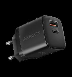 Адаптер AXAGON ACU-PQ20, QC3.0/AFC/FCP + PD type-C, 20W, Чорний