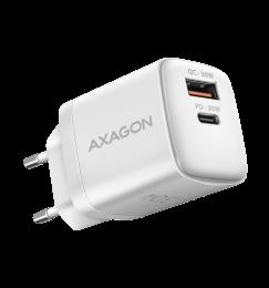 Адаптер AXAGON ACU-PQ30W, QC3.0,4.0/AFC/FCP/PPS/Apple + PD type-C, 30W, Білий