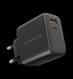 Адаптер AXAGON ACU-PQ45, QC3.0,4.0/AFC/FCP/PPS/Apple + PD type-C, 45W, Чорний
