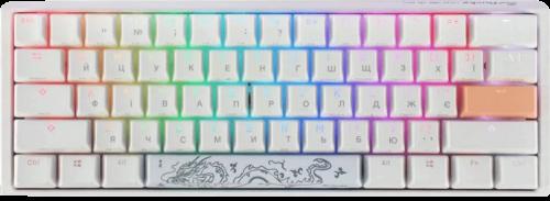 Механічна клавіатура Ducky One 3 Mini Cherry MX Red RGB White UA