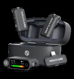 Мікрофонна радіосистема Hollyland LARK MAX2 Combo (2TX+1RX) Black