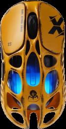 Миша GravaStar Mercury M1 Pro, magnesium alloy body, BT/WL/USB-A, RGB, Battle-Worn Yellow