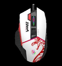 Миша ігрова A4Tech W95 Max Bloody, колір білий+чорний, активоване ПЗ
