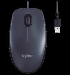 Миша LOGITECH (B100) чорна (910-003357)