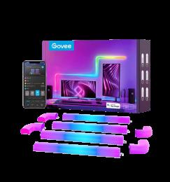 Набір настінних світильників Govee H6062 Glide Wall Light, 6+1, RGBIC, WI-FI/Bluetooth, білий