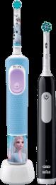 Зубна щітка BRAUN Oral-B D103 Frozen (3+) + Pro 1 D305 (Family Edition)