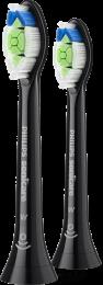Насадка для електричної зубної щітки Philips Sonicare W2 Optimal Black HX6062/88